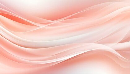 Wall Mural - Elegant fabric composition with soft peach lines and gentle light, embodying aesthetics and glamour