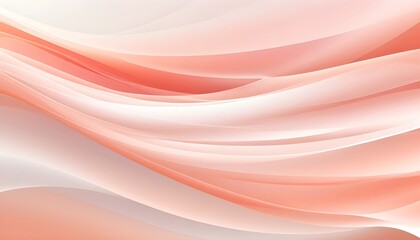 Wall Mural - Elegant fabric composition with soft peach lines and gentle light, embodying aesthetics and glamour