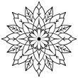 © Bappaditya Roy - Captivating Mixed Autumn Floral Mandala Vector Illustration Perfect for Fall Art Projects