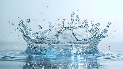 Wall Mural - water splash photo - liquid, aqua, blue, motion