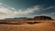 © Koto - Vast sandy desert landscape with impressive mountains in the background, featuring arid and sun-baked dunes, along with rugged terrain that embodies the spirit of Death Valley