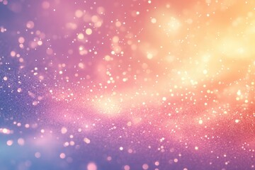 Wall Mural - dreamy gradient abstract background with sparkling bokeh lights for design, print, card, poster