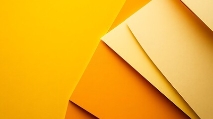 Poster - Abstract Yellow and Orange Paper Background