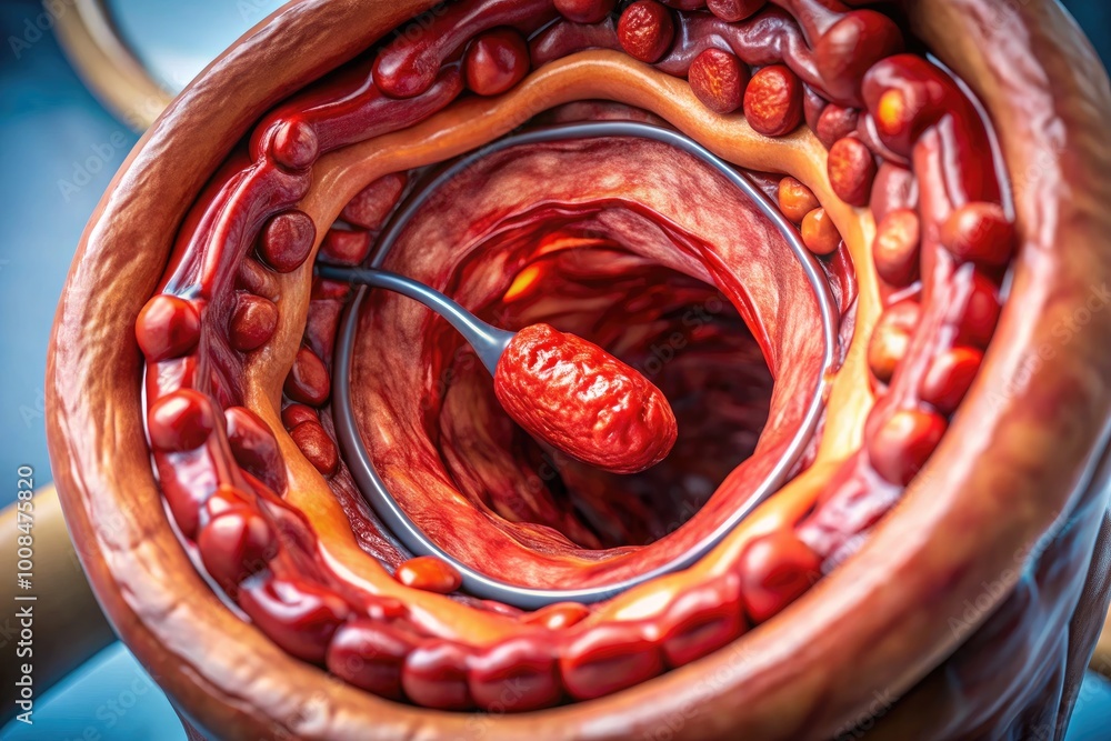 Detailed Images of Blood Clots in Stool for Medical Education and ...