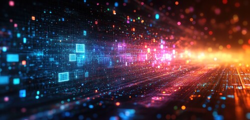 Digital Data Flow: A Visual Representation of Information Flow