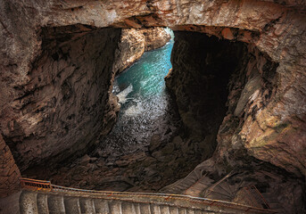 grotta della lanterna, gaeta, italy, lazio