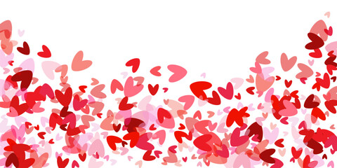 Wall Mural - valentine hearts background