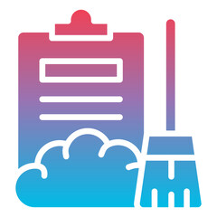 Sticker - Data Cleanup Icon