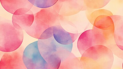 Wall Mural - abstract watercolor seamless pattern with soft gradients background