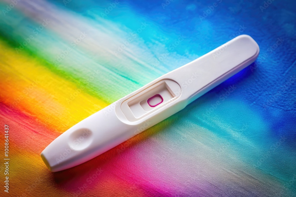 Positive Pregnancy Test Result Indicating Early Signs of Pregnancy with ...