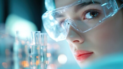 Canvas Print - A team of quality control technicians performing a test on a production line, emphasizing the role of testing in ensuring product quality.