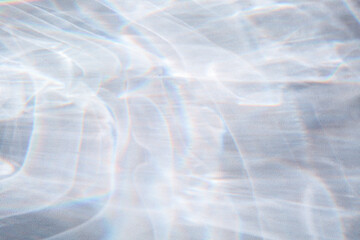 Wall Mural - Close-up of rippled white silk fabric