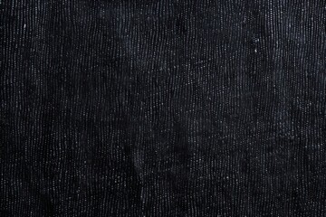 Canvas Print - Black denim texture clothing apparel.