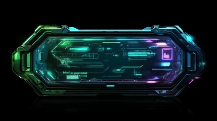 Wall Mural - sci fi modern user interface elements. user interface for games. technology background. stock data. 