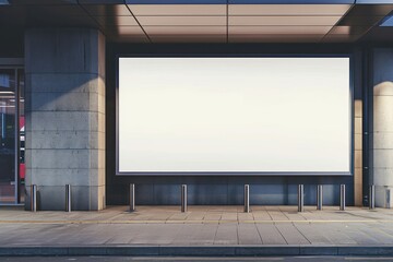 Canvas Print - Electronics outdoors screen projection screen.