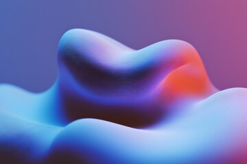 Wall Mural - abstract waves in vibrant colors create a dynamic visual experience, perfect for modern design and a
