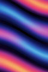 Wall Mural - Vibrant abstract background featuring flowing waves of blue, purple, and pink colors. Perfect for creative projects and digital designs.