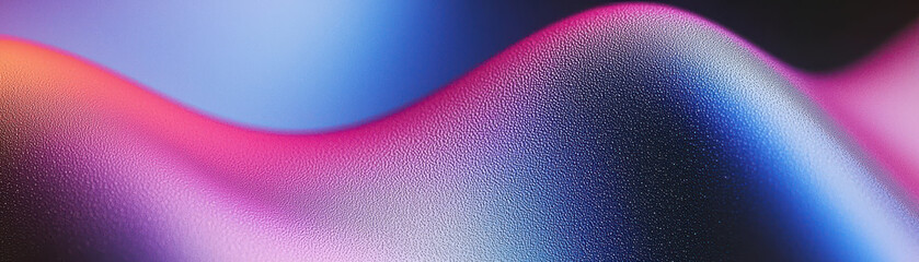 Wall Mural - abstract colorful waves with smooth texture and gradient hues create a vibrant background, perfect f