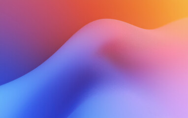 Wall Mural - a vibrant abstract background showcasing smooth curves and gradients, blending hues of blue, pink, a