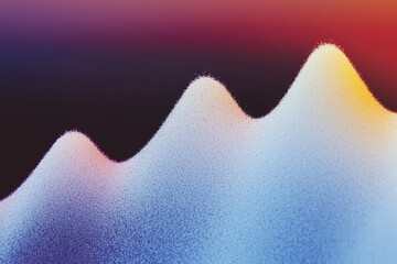 Wall Mural - abstract representation of vibrant waves, showcasing dynamic colors and textures, ideal for modern a