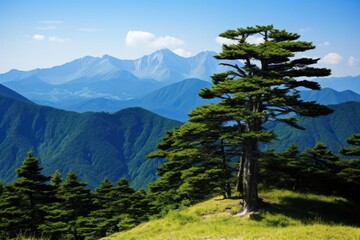 Poster - Landscape mountain wilderness outdoors.