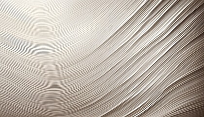 Wall Mural - Fluid Beige Waves: An Abstract Exploration of Layered Textures for Design and Wallpaper Creation