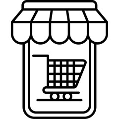 Sticker - Online store Icon