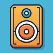 © Lupi - speaker icon on white background