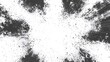 © Raffaza - Abstract black and white grunge texture with radial lines and splatters.