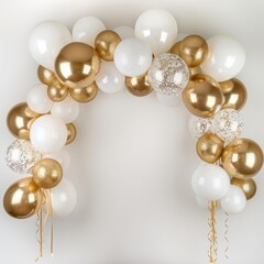 Wall Mural - Aesthetic balloon garland arch architecture accessories.