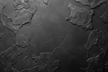 Wall Mural - black board or black stone background texture. copy space for text. design background or template , 