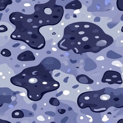 Wall Mural - Abstract Camouflage Pattern with Blue and Black Spots