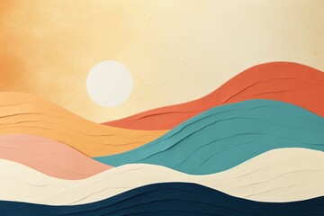 Poster - Sea art backgrounds abstract.