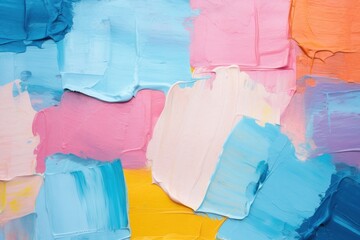 Poster - Vibrant abstract colorful paint texture