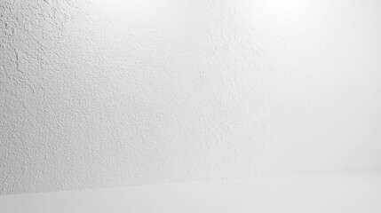 Wall Mural - Minimalism flat white color interior decor, white background