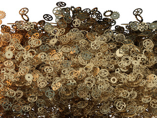 Wall Mural - group of a cog wheels