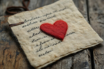 Wall Mural - love letter valentine gift romance
