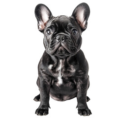 dog on isolated transparent white background png