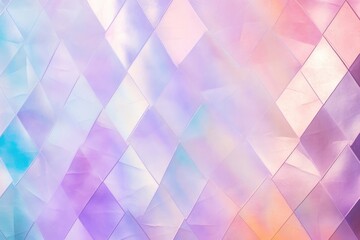 Poster - Pastel diamond pattern backgrounds texture.