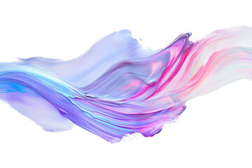 Poster - Abstract paint stroke with light, ethereal illumination ,Isolated on transparent background