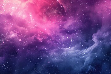 Canvas Print - Watercolor galaxy backgrounds astronomy universe.