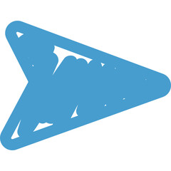 Aufkleber - Simple arrow isolated on transparent background. SVG. Doddle arrow
