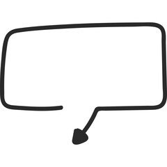 Aufkleber - Simple arrow isolated on transparent background. SVG. Doddle arrow