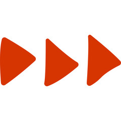 Aufkleber - Simple arrow isolated on transparent background. SVG. Doddle arrow