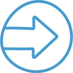 Aufkleber - Simple arrow isolated on transparent background. SVG. Doddle arrow