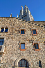 Wall Mural - View of the Church of the Sacred Heart of Jesus