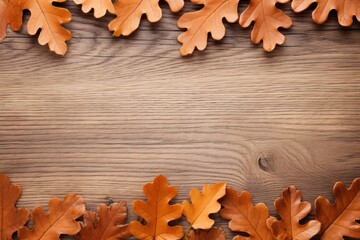 Wall Mural - Oak leaf wood backgrounds plant.