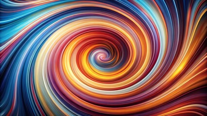 Wall Mural - dynamic swirling spiral pattern in the background medium shot