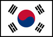 © umerawanpk - South Korea Flag rectangle Icon