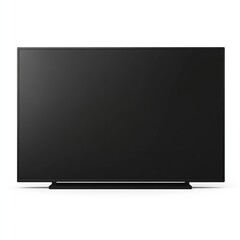 Poster - A sleek, modern flat-screen television displaying a blank screen.